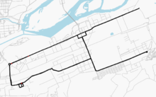 graphic diagram of the tram network