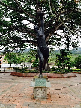 Statue der Cacica Gaitana