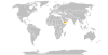 Location map for Lebanon and Yemen.