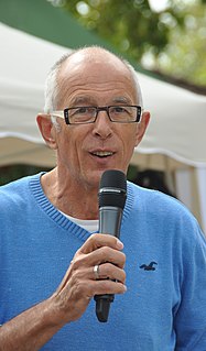 Wolfgang Schäffer beim Tag des Offenen Denkmals auf der Radrennbahn Bielefeld (2018)