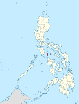 Locatie van Romblon in de Filipijnen