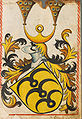 Wappen der vom Stain, Scheiblersches Wappenbuch, 1450/80