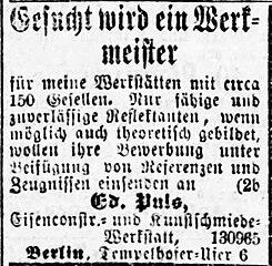 in den Münchner Neueste Nachrichten und Münchener Anzeiger, 1885