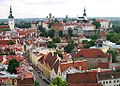 View of Tallinn's old town.