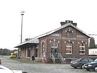 The freight station building