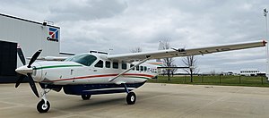 Aircraft at Textron Aviation facility in Independence (April 2022).