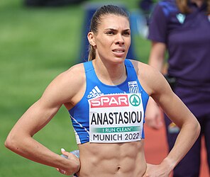 Artemis-Melina Anastasiou bei den Europameisterschaften 2022 in München