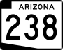 State Route 238 marker