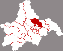 Location of Xindu in Chengdu