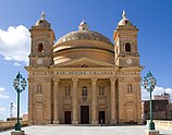 The church's façade