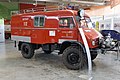 Unimog 404 der Freiwilligen Feuerwehr, mit Löschwasserpumpe