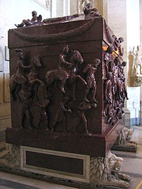 Der Sarkophag der heiligen Helena, um 340, ursprünglich im Helena­mausoleum aufgestellt (Museo Pio-Clementino, Rom)