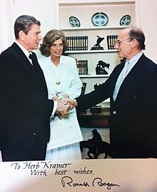 Herbert J. Kramer and Ronald Reagan