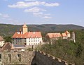 Blick auf die Burg mit Vorburg