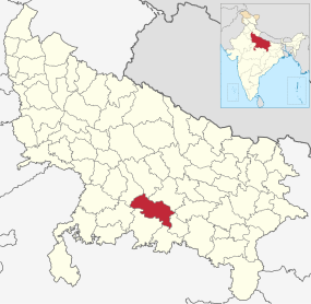 Positionskarte des Distrikts Fatehpur