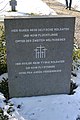 Gedenkstein für 4.636 deutsche Soldaten und 4.019 deutsche Flüchtlinge im Zweiten Weltkrieg