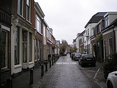 Kapelstraat gezien vanaf de Kleinesingel