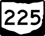 State Route 225 marker