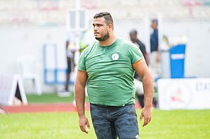 Oussama Khennoussi bei den Afrikameisterschaften 2024 in Douala