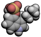 Chemische Struktur von Psilocybin, 3D-Modell