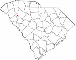 Location within the state of South Carolina