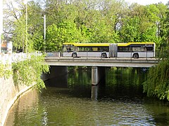 Schleußiger Brücke über die Weiße Elster