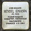 Stolperstein Obermainstr. 6 Einhorn Mendel