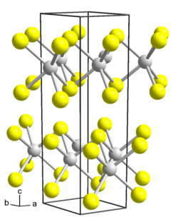 Kristallstruktur von Wolfram(IV)-sulfid