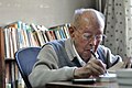 Zhou Youguang at his home in Beijing in 2012, aged 106