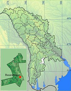 Location of Basarabeasca