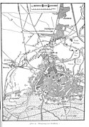 De spoorsituatie rond Straatsburg in 1870.