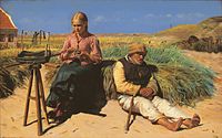 Michael Ancher: Figuren in der Landschaft, 1880