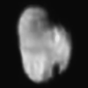 Hydra, aufgenommen von der Raumsonde New Horizons am 14. Juli 2015