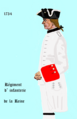 Régiment de La Reine 1734 bis 1757