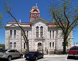 The Lampasas County Courthouse was completed in 1884. The structure was added to the National Register of Historic Places on June 21, 1971.