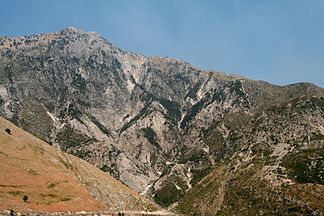 Hochgebirgslandschaft mit Maja e Çikës bei Llogara