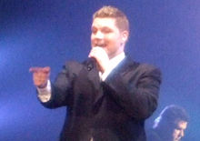 Sarver performing during the American Idol Live Concert Tour in Tulsa, Oklahoma.