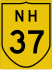 National Highway 37 marker