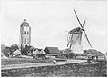 De toren en de molen in 1910.