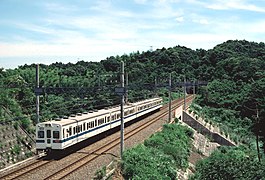 Triebzug der Baureihe 1800 bei Haruhino (1981)