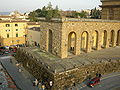 Il basamento dei rondò di Palazzo Pitti, Firenze