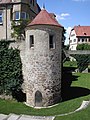 Burggraben und östl. Wehrturm