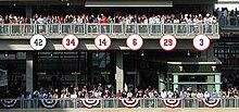 Trikotnummern, die nicht mehr vergeben werden im Target Field