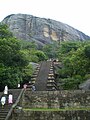 Staircase leading to the Rock