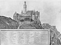 Höchster Butterfassturm-Bergfried auf Burg Rheinfels, 1607