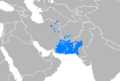 Balochi Language distribution