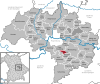 Lage der Gemeinde Köfering im Landkreis Regensburg
