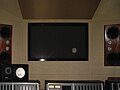 Large monitors on the wall, Studio 9000, PatchWerk Recording Studios, 2007.jpg