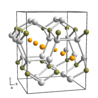 Kristallstruktur von Lithiumborsilicid