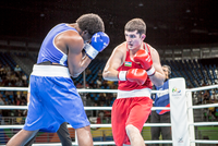 Rustam Toʻlaganov, Bronze 2016, im Zweitrundenkampf gegen Julio Castillo aus Ecuador